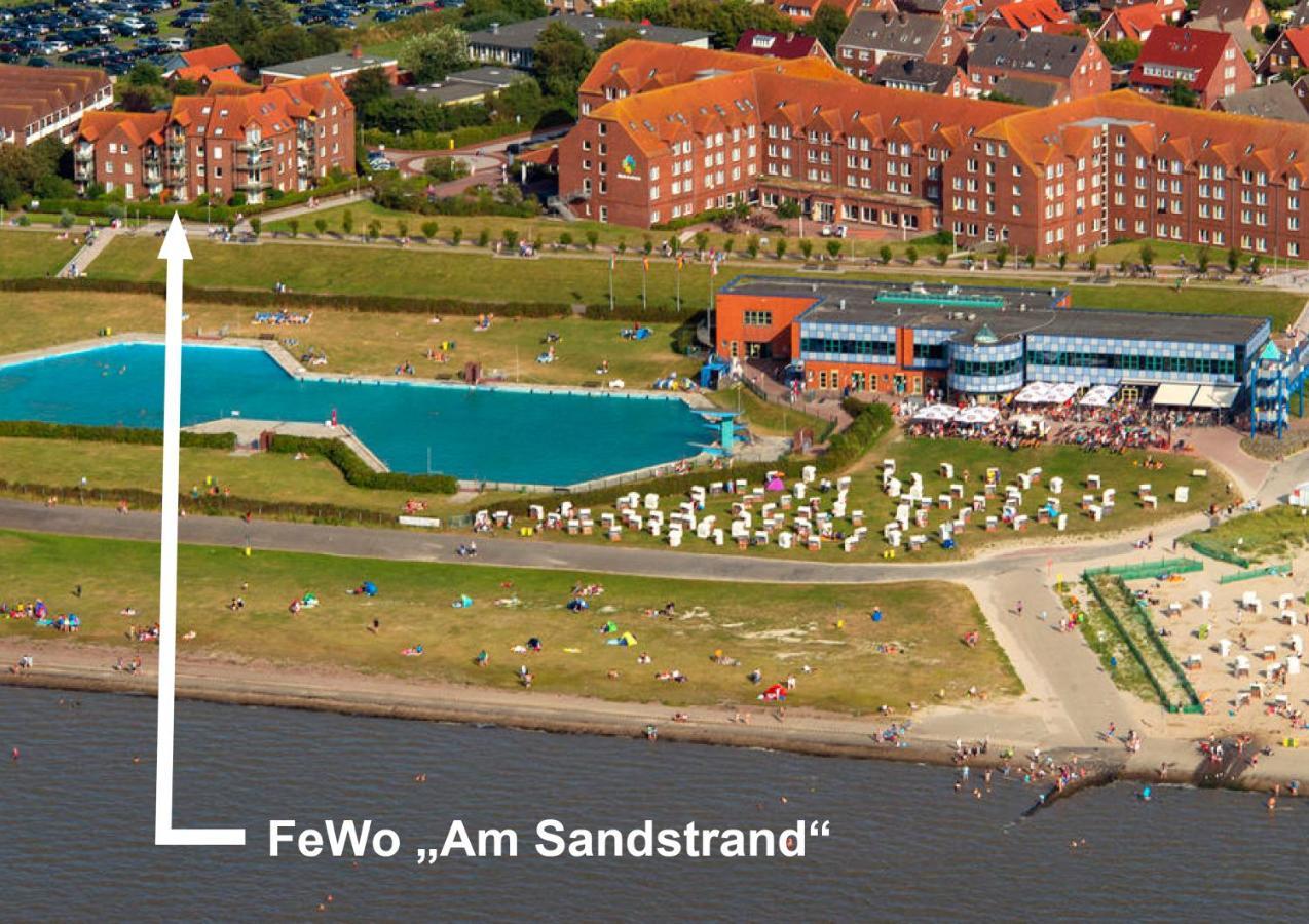 Ferienwohnung Residenz Am Sandstrand Norddeich Norden Bagian luar foto