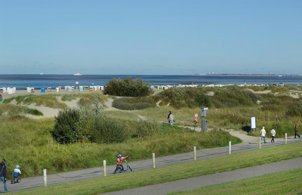 Ferienwohnung Residenz Am Sandstrand Norddeich Norden Bagian luar foto